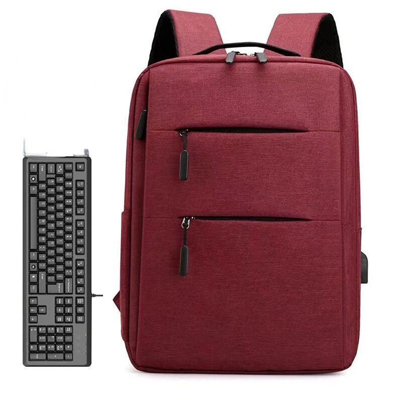 Mochila multifuncional antirrobo para hombre, resistente al agua, con carga USB, para portátil de 18 pulgadas_voghion.com
