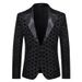CT 2025 Autumn Winter Men's European Size Peak Lapel Suit Stage Banquet Host Party Diamond Sequin Tuxedo X45_voghion.com