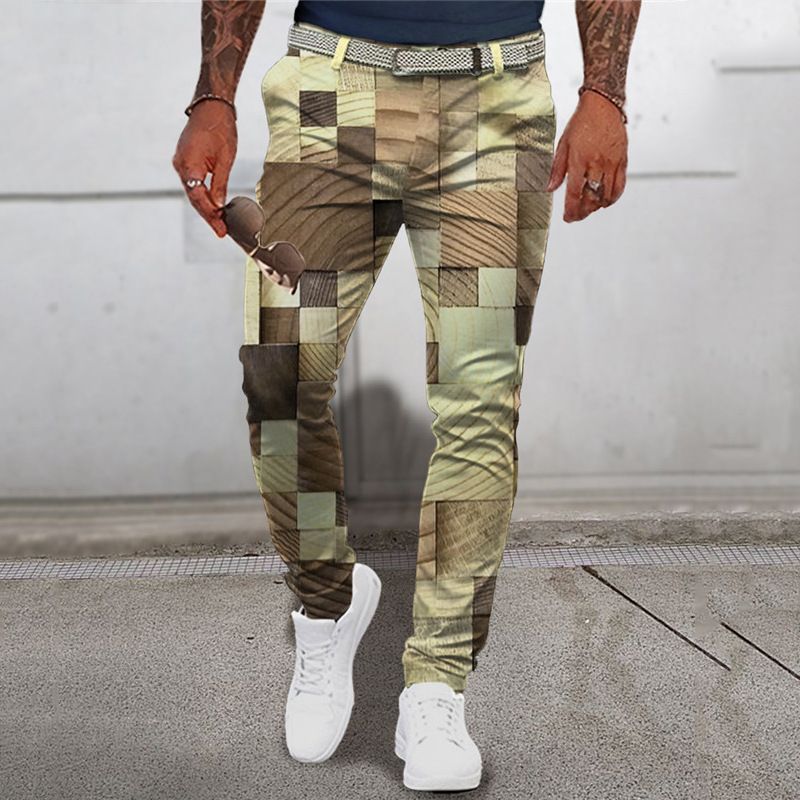 Pantalons décontractés pour hommes, fins et légers, style business, simples, slim, droits, tendance, drapés_voghion.com