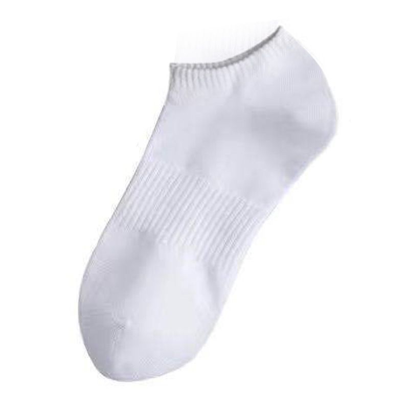 2025e Xinjiang Cotton Men Long Medium Tube Women Four Seasons Sweat-Absorbing Sports Black White Solid Color Trendy Student_voghion.com