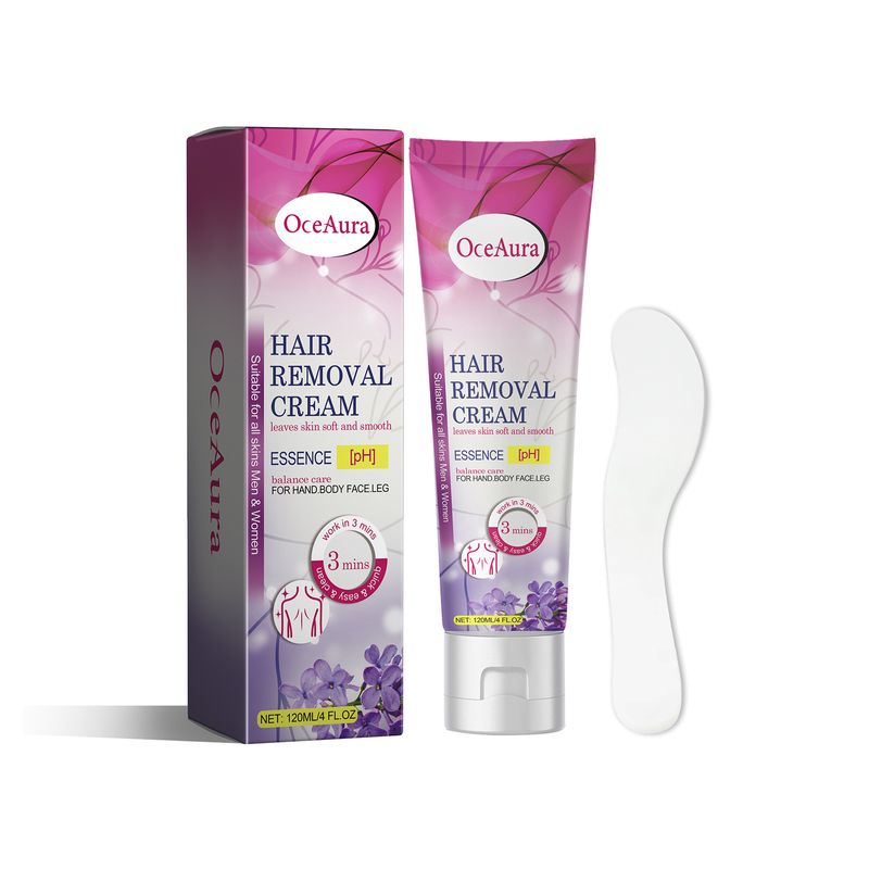 OceanAura Herbal per la rimozione delicata delle ascelle, crema depilatoria non irritante, per la pelle fine e liscia_voghion.com