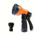 1 Adjustable High-Pressure Water Gun - Multi-Functional Garden Sprinkler | 8 Nozzle Modes For Lawn Irrigation And Car Washing_voghion.com