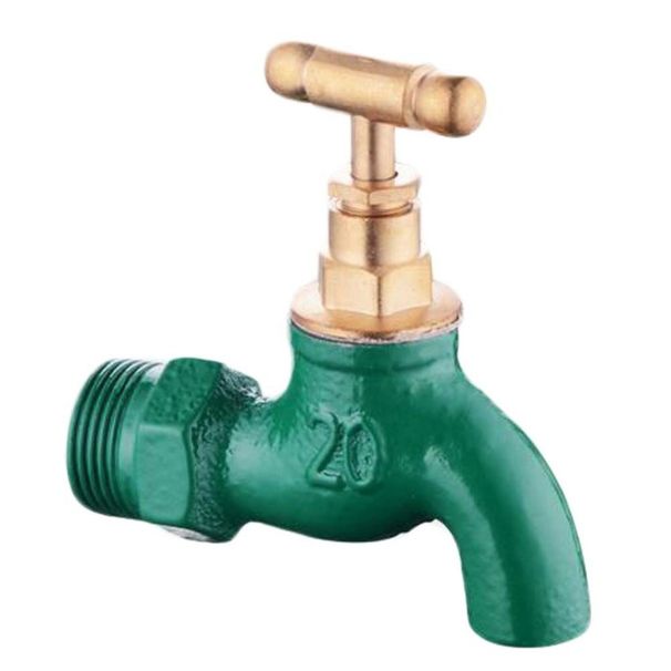 Rubinetto invernale addensato Rubinetto in ferro Rubinetto singolo per acqua fredda Rubinetto per esterni Piscina Mocio Giardino vecchio stile_voghion.com