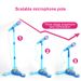 And Kids Karaoke Adjustable Microphone Stand Colorful LED Lights Musical Toys Birthday Gifts_voghion.com