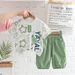 Boys splicing short sleeved set 2024 new children's cool and trendy baby clothes, one year old men's treasure summer_voghion.com