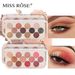 New Multi Color Matte Eyeshadow Palette, Long Lasting And Easy To Color Pearlescent Eyeshadow Blush Palette_voghion.com