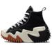 Neu Pure Original Future Wave Black Platform Second Generation High-Top Canvas Schuhe Sneakers mit dicken Sohlen_voghion.com