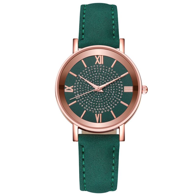 Yamaler Stylish Women Watch All Match Quartz Bright-colored Visual Effect Girls Watch for Home_voghion.com