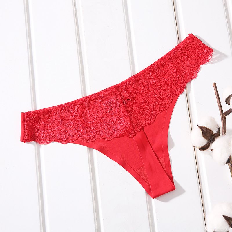 Women's Intimates Thong Sports Women's Antibacterial Breathable Sexy Sports Fitness Underwear Pure Desire_voghion.com