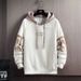 Men's Clothing Sweatshirt Men's Autumn and Winter Hooded Loose Letter Printed Pullover Korean Style Trendy Casual Plus Velvet Long Sleeve Jacket_voghion.com