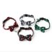 Series Pet Snowflake Bow Dog Cat Collars With Lace_voghion.com