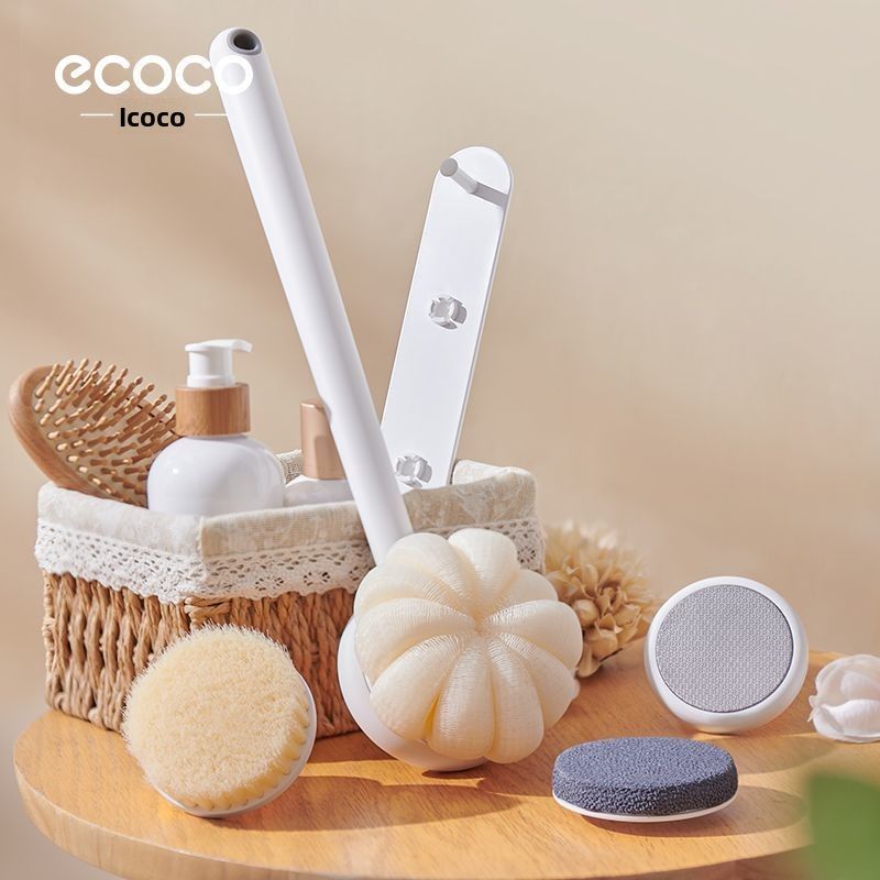 Magic Tool Without Asking For Help Long Handle Soft Bristle Bath Bathing Back Scrubber Body Brush_voghion.com