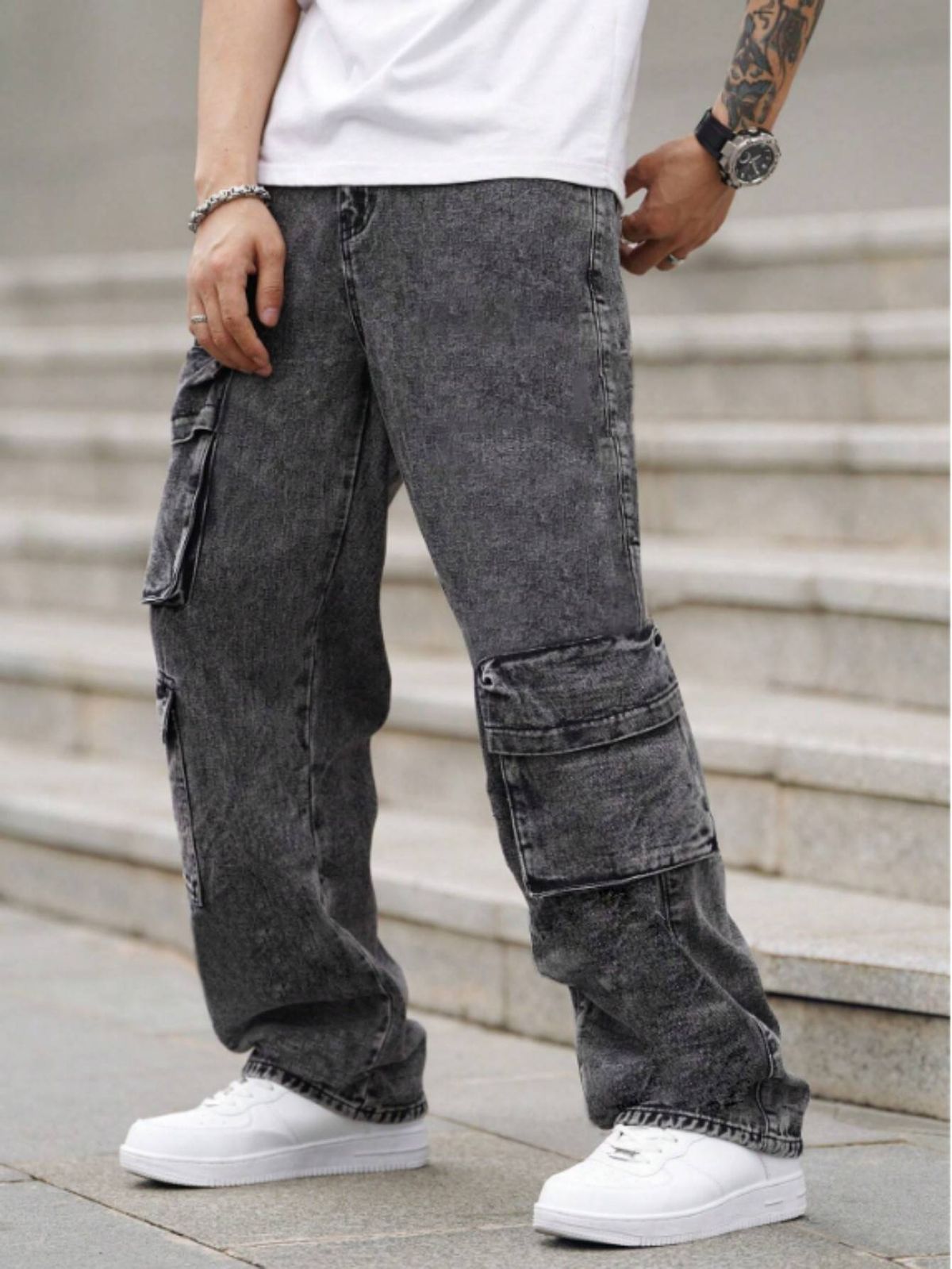 Blugi de damă pentru bărbați, stiluri de primăvară și toamnă, stiluri de modă grele, stiluri retro, design casual, stiluri de iarnă_voghion.com