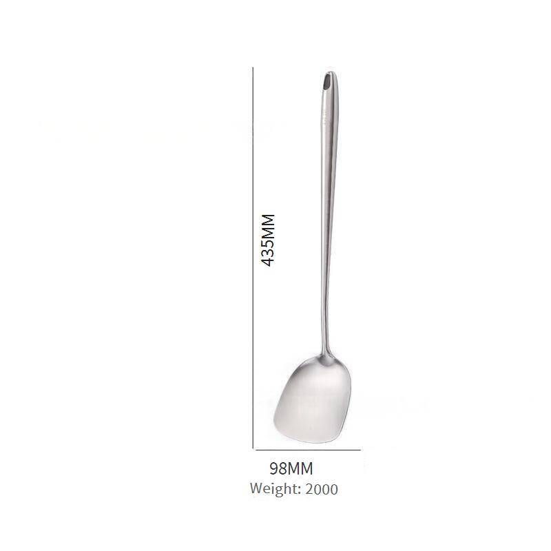 304 Stainless Steel 4-Piece Kitchen Utensil Set – Slotted Spoon, Soup Ladle, Spatula & Turner (Non-Slip Grip, High-Temperature Resistant)​_voghion.com