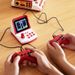 A6P Classic Retro Game Console For Kids & Adults - Portable Mini Gaming System With Tetris, 2-Player Mode, TV Connection, Gift Box Option (Red/Blue)_voghion.com
