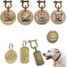 Personalized Address Tag For Dogs COOYOMOO Made Of Copper By PawParty Store_voghion.com