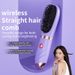 New lazy straight hair comb wireless hair straightener small USB charging portable travel curling and straightening dual purpose artifact_voghion.com