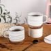 Nordic New Creative Cup Ceramic Home Office Coffee Cup High Value Mug With Lid Spoon_voghion.com
