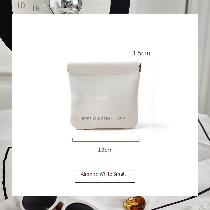 Mini pochette de voyage à fermeture automatique - Organiseur de cosmétiques et de câbles haut de gamme (portefeuille compact pour pièces de monnaie, maquillage et petits objets essentiels)_voghion.com