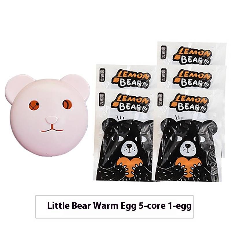 ​​Double-Sided Self-Heating Hand Warmer Egg – 4 Refills Included, 2-4 Hours Warmth (Portable, Reusable, Random Color)​_voghion.com