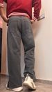 Men's Retro Washed Straight Leg Jeans, Embroidered Design, Distressed Casual Pants_voghion.com