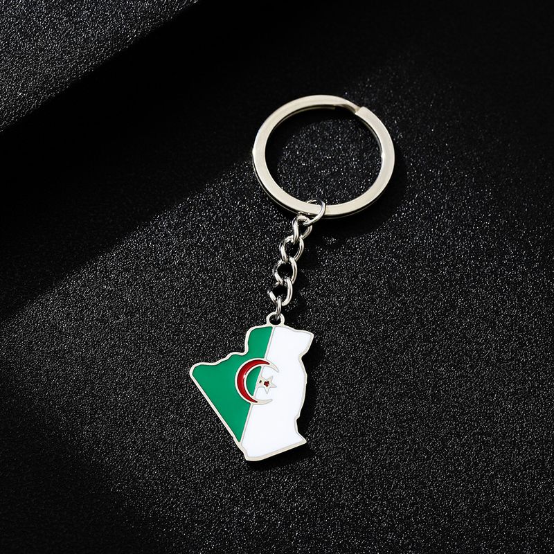 Algerian Oil Drop Pendant Keychain – Ethnic Titanium Steel Decorative Accessory For Men & Women_voghion.com
