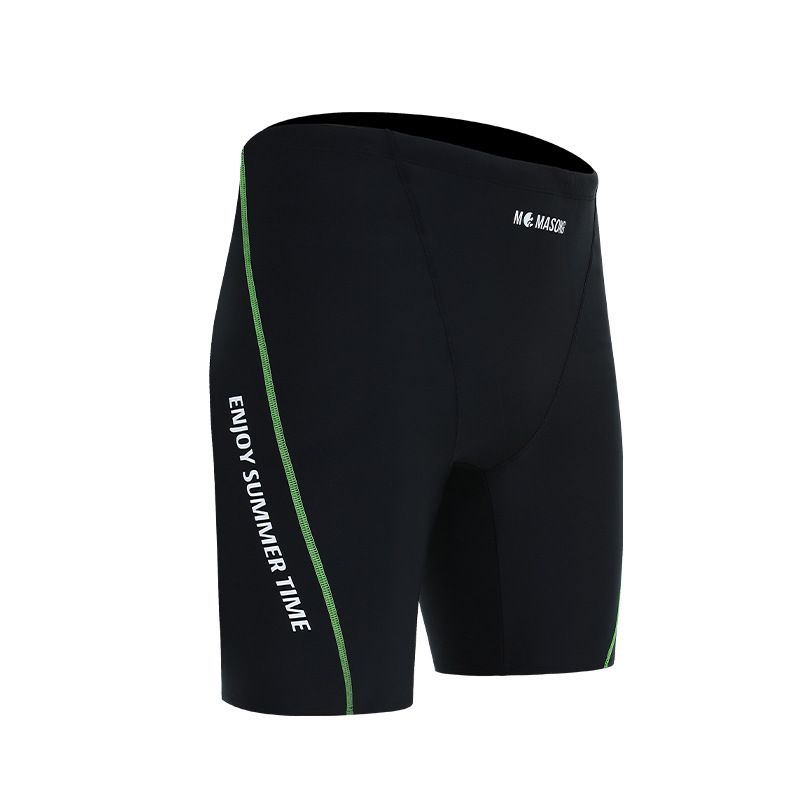 Momasong men's swimming trunks professional sun protection quick-drying long five-point swimming trunks plus fattened boxer briefs swimsuit_voghion.com