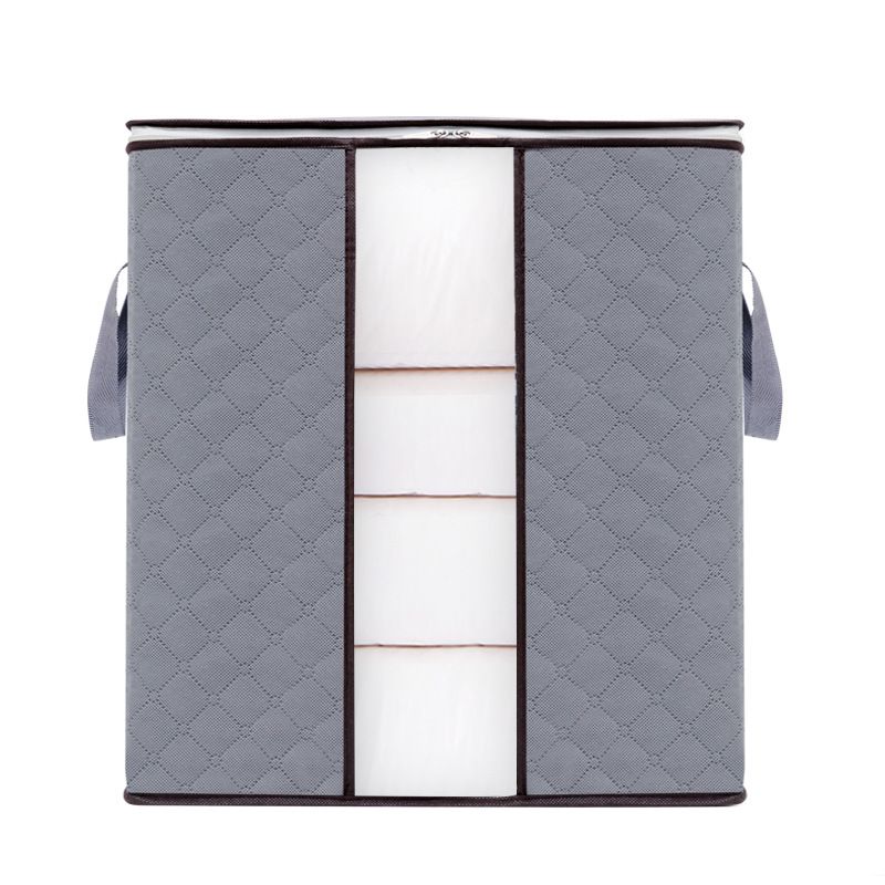 Vlies-Aufbewahrungstasche, Organisationstasche, Kleidung, Baumwollsteppdecke, Umzugsgepäck, Packtasche, große Kapazität, Aufbewahrungsbox für Kleidung_voghion.com