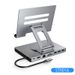 Tablet Swivel Bracket Type-C Docking Station 4K/60Hz Gigabit Ethernet Port USB3.0 Splitter Hub Converter_voghion.com