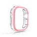 Transparent Half Pack Suitable For Appl E Watch TPU Hollow Electroplating Iwatch9 Dual Color Ses876 Protective Case_voghion.com