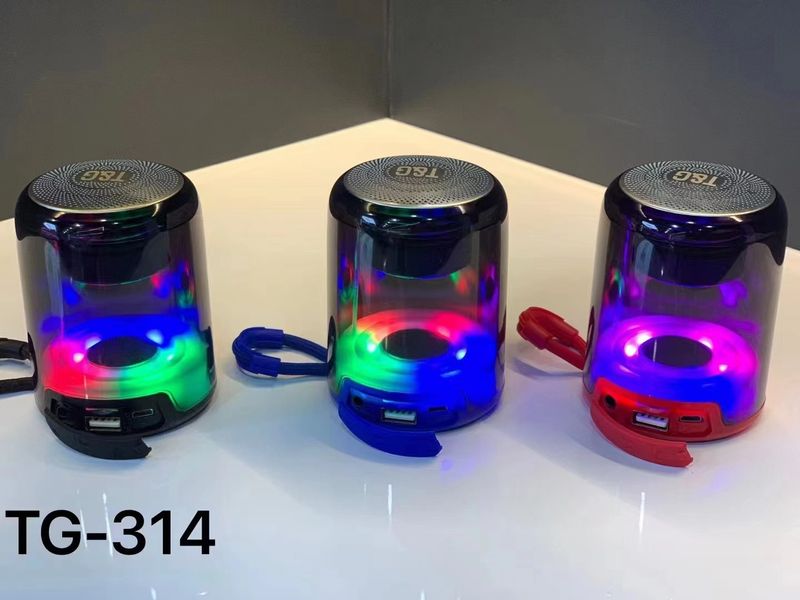 TG314 speaker, outdoor portable LED light card, USB flash drive, FM subwoofer gift, Bluetooth speaker_voghion.com
