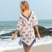 Sommer Neue Sonnenschutzkleidung Plus Size Lose Quaste Strandurlaub Spitze Badeanzug Cover-Up Für Frauen_voghion.com