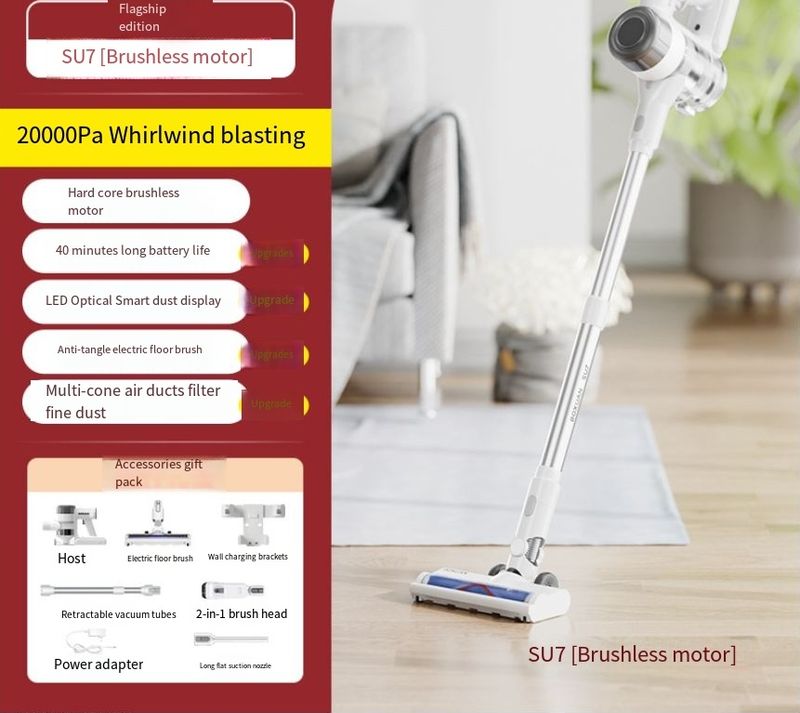 aspirator de uz casnic wireless portabil, aspirare mare, putere mare de aspirare a covoarelor, curățare profundă a aspiratorului, îndepărtarea acarienilor, totul într-o singură mașină_voghion.com