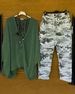 Damenbekleidung Mode Temperament Freizeitanzug Camouflage Hose Zweiteiliger Anzug_voghion.com