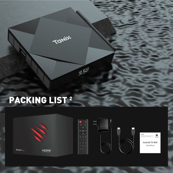 Boîtier TV TX6S A53 Allwinner H618 Android 12 double bande Bluetooth quad-core_voghion.com