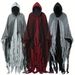 1pc Spooky Halloween Costume Cloak - Skeleton, Ghost, Zombie Themed Outfit with Mask and Accessories - Chamber of Secrets, and Haunted House Parties_voghion.com