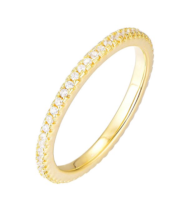 Anello in zircone anello mignolo donna argento sterling 925 oro rosa semplice gioielli mano gioielli gioielli argento_voghion.com