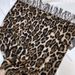 Leopard Print For Women, Autumn Winter Classic Thickened Cashmere Printed Tassel Shawl, Versatile And Warm_voghion.com