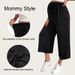 Women's Clothing Casual Wide Leg Seven Point Loose Drape Maternity Straight Pants Spring And Autumn Outer Wear_voghion.com