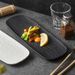 Matte Rectangular Ceramic Long High-end Dessert Western Japanese Creative Sushi Plate_voghion.com