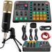 Microfono professionale cardioide per podcast (progetto opzionale), mixer audio portatile per streaming live, giochi, PC_voghion.com