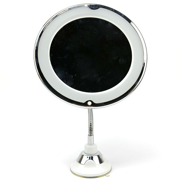 360 graden rotatie 10x vergrotende make-upspiegel My Flexible Mirror Opvouwbare make-upspiegel met LED-licht Make-uptools_voghion.com