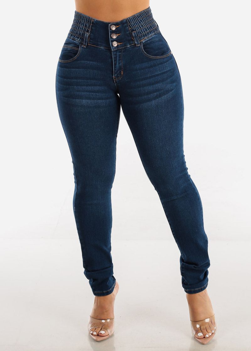 Dameskleding Slim Stretch Jeans Sexy Heup Lifting Hoge Taille Skinny Broek_voghion.com