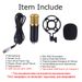 BM 800 Computer Microphone 3.5mm Wired Condenser Sound Microphone With Shock Mount_voghion.com