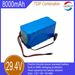 29,4 V litija jonu akumulators, 7S3P, 8000 mAh, iebūvēta BMS uzlādes aizsardzība, paredzēts elektriskajiem velosipēdiem, velosipēdiem ar grozāmu griešanās mehānismu, līdzsvara velosipēdiem utt._voghion.com