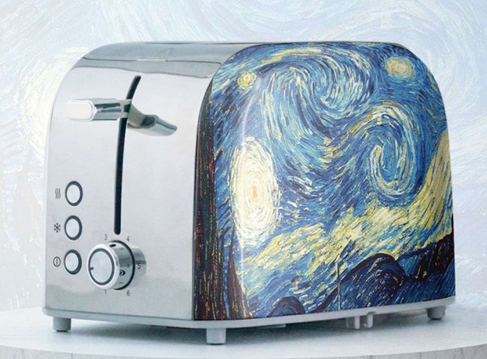 PS688TR 2 Slice Bread Machine Electric Griddle Sandwich Rose Flower SUS304 Food Grade 6 Browning Levels 1.5-Inch Ultra-Wide Slot 3 Functions-Thaw/Reh_voghion.com