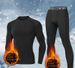 Men's Thermal Underwear Set Winter Fleece Lined Warm Base Layer Running Tight Long Sleeve Shirt & Pants_voghion.com