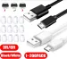 3/6ft Micro USB Schnellladekabel Kabel für Samsung Android Handy Ladegerät LOT_voghion.com
