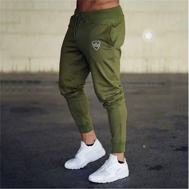 2024 NEW spring summer printing Jogging Sports Pants Men's Fiess Running Training trousers elastic comfortable men_voghion.com