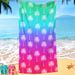 Swimming absorbent large towel, ultra-fine fiber, digital printed unicorn beach towel, enlarged bath towel_voghion.com